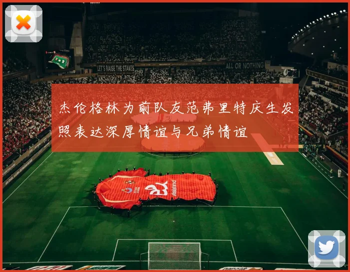 杰伦格林为前队友范弗里特庆生发照表达深厚情谊与兄弟情谊